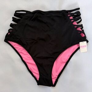 VS Pink High Waisted Bikini Bottom